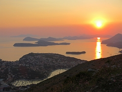 DUBROVNIK - Coucher soleil depuis Mont Srd (23)